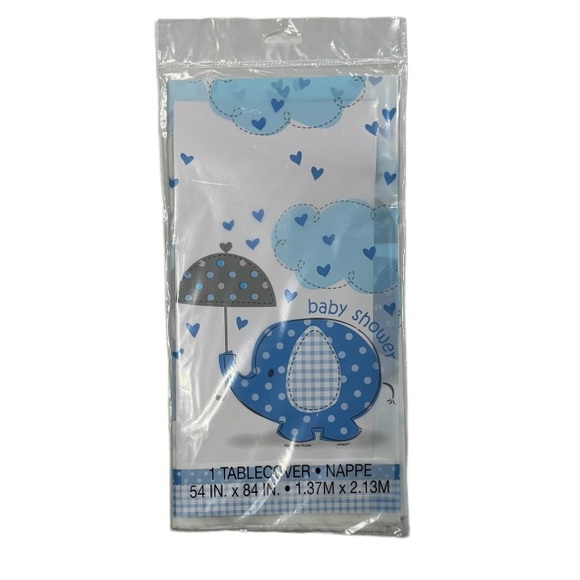 Table cover / tablecloth baby shower themed 54x84 in. New in packaging! - Picture 1 of 4